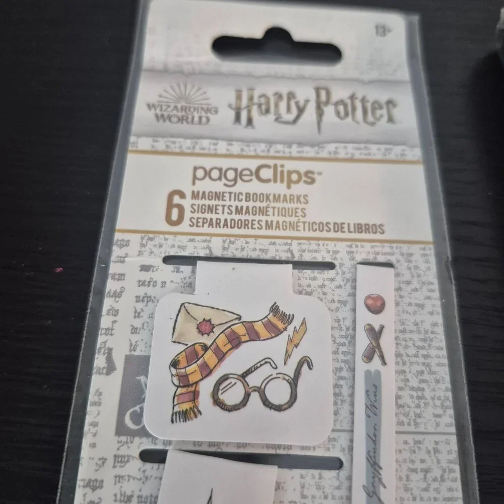 NEW Harry Potter Journal Magnetic Bookmarks Deathly Hallows Wizarding World